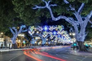 Alumbrado navidad de Málaga