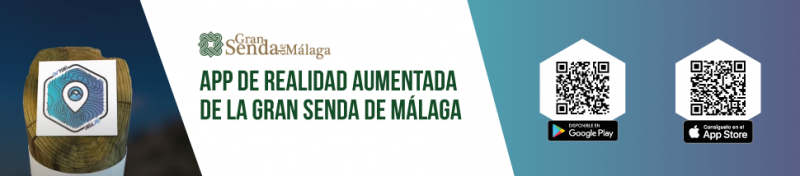 App realidad aumentada gran senda de Málaga