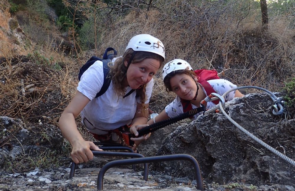 Vía ferrata K3 en Málaga