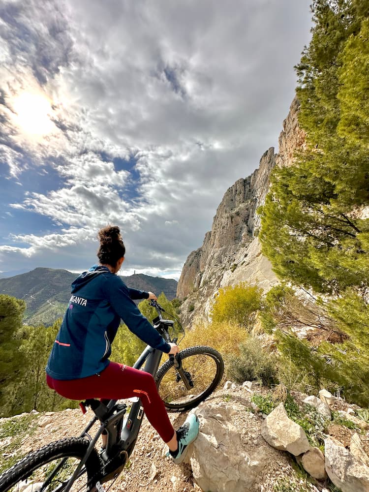 Ruta en bicicleta electrica Caminito del rey