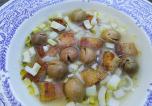 Sopa Lavapuertas gastronomía de Teba