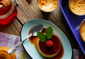 ingredientes elaboración flan de castañas