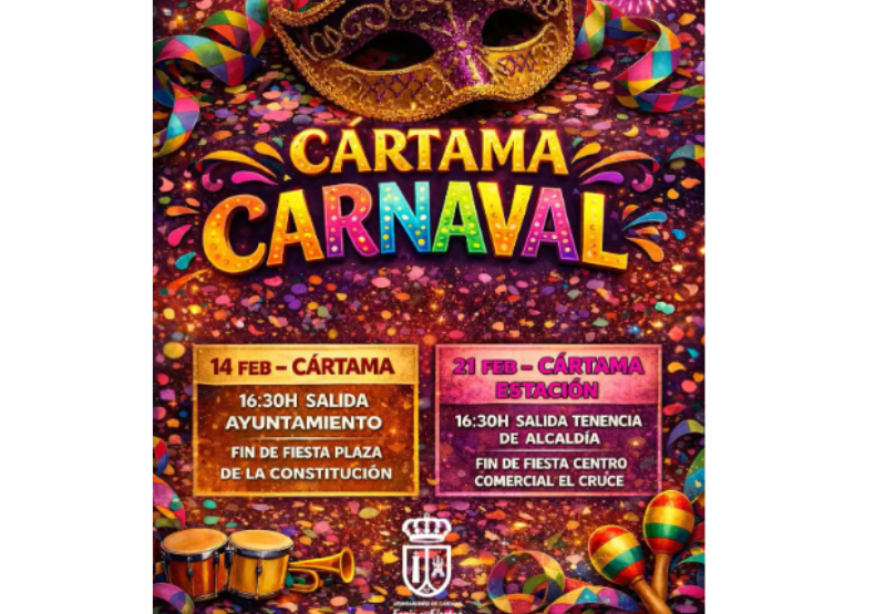 fiestas populares: carnaval de Cártama 2026