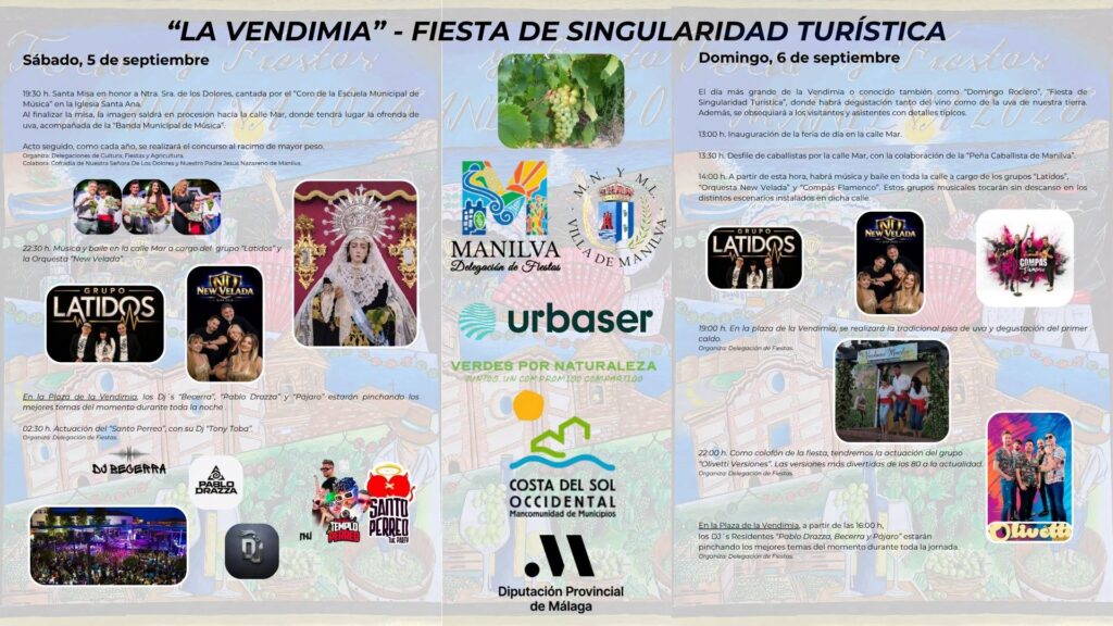 Fiesta de la Vendimia Manilva 2026