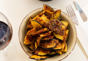 receta berenjenas con miel de caña