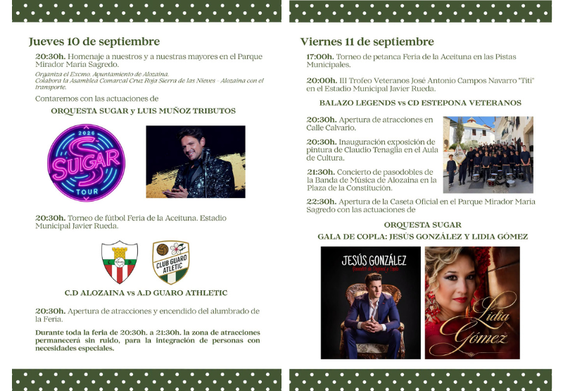 Alozaina, Feria de la Aceituna 2026