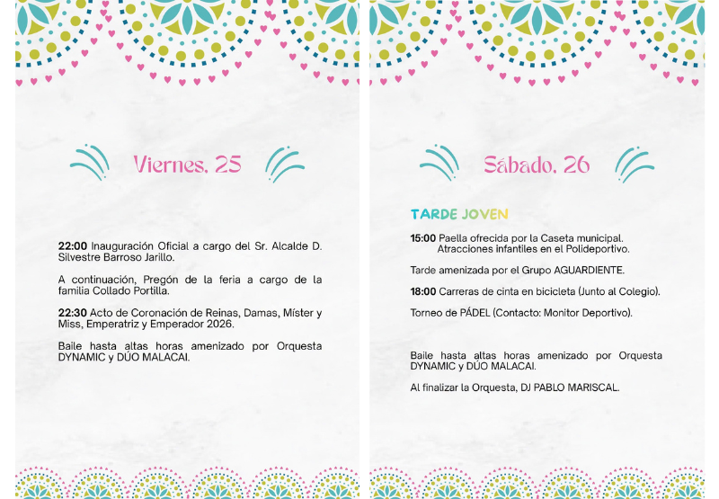 Benarrabá: Feria y Fiestas de San Miguel 2026